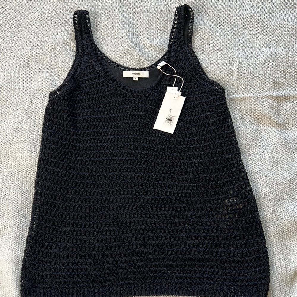 Vince Crocheted Top
